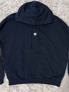 Subdued NEW Navy hoodie with Grey Stars